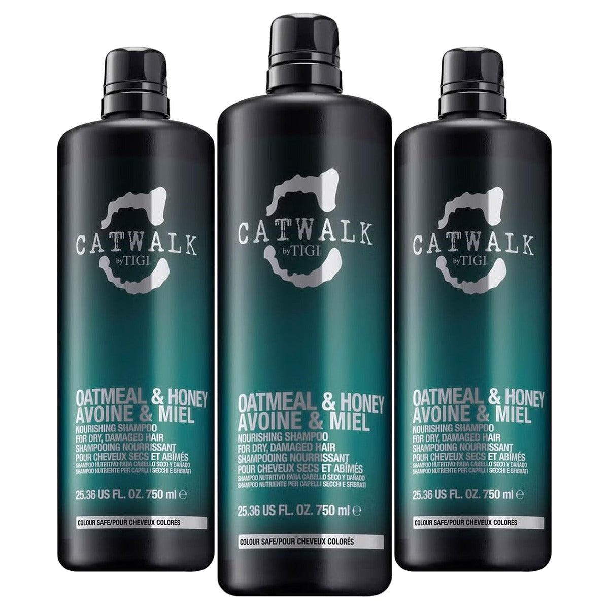 TIGI Catwalk Oatmeal & Honey Voedende Shampoo 750 ml - 3-pack