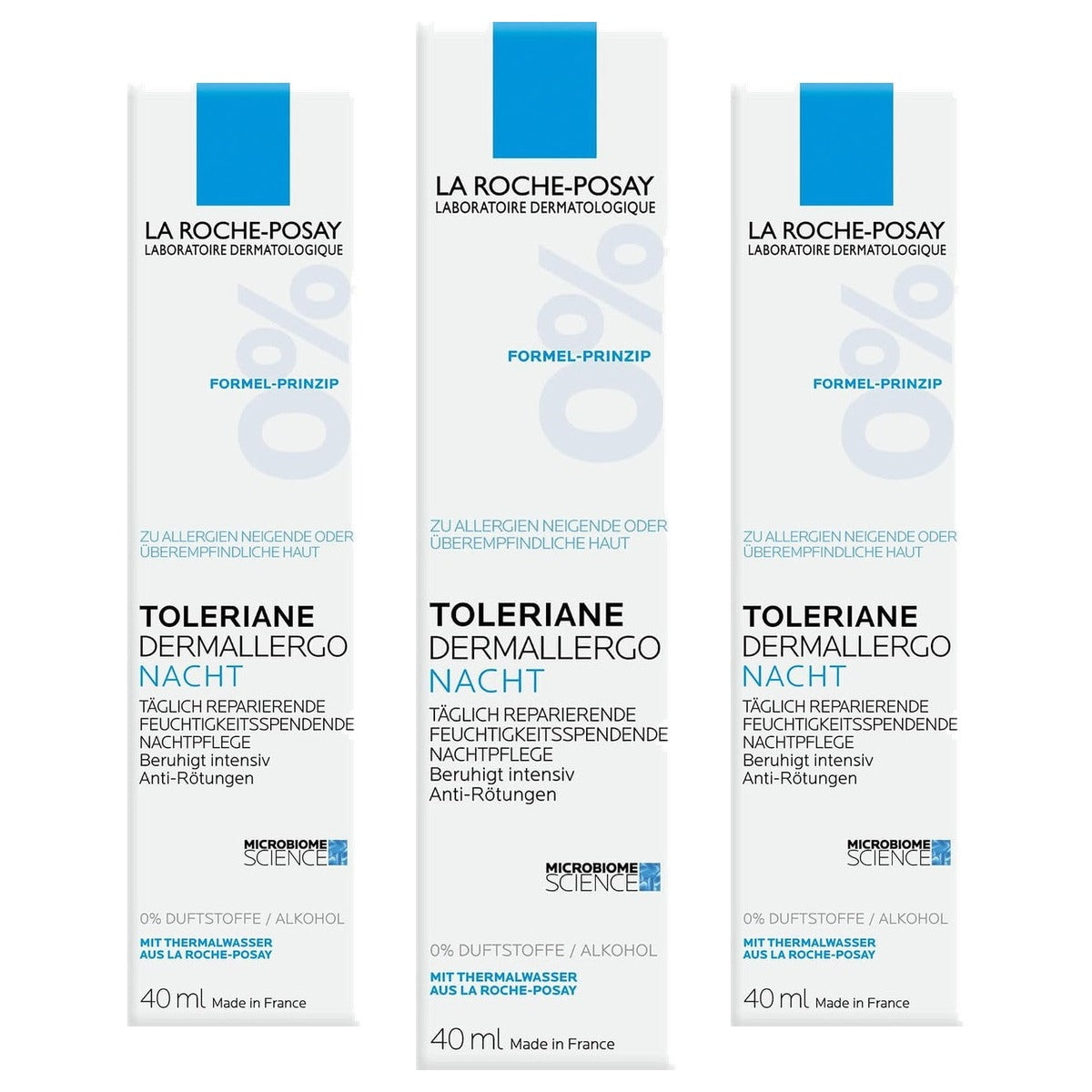 La Roche-Posay Toleriane Dermallergo Rustgevende Nachtcrème 40 ml - 3-pack