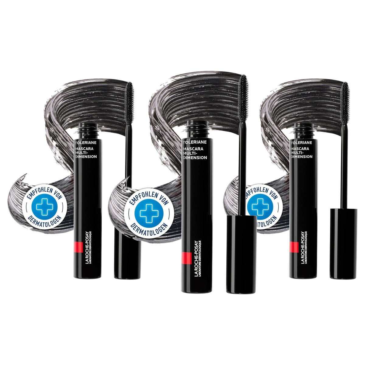 La Roche-Posay Toleriane Mascara Multi-Dimensions Zwart 50 ml - 3-pack