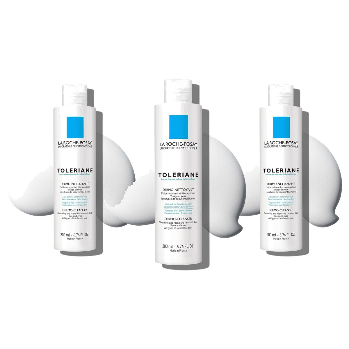 La Roche-Posay Toleriane Reinigingsvloeistof Gevoelige Huid 200 ml - 3-pack