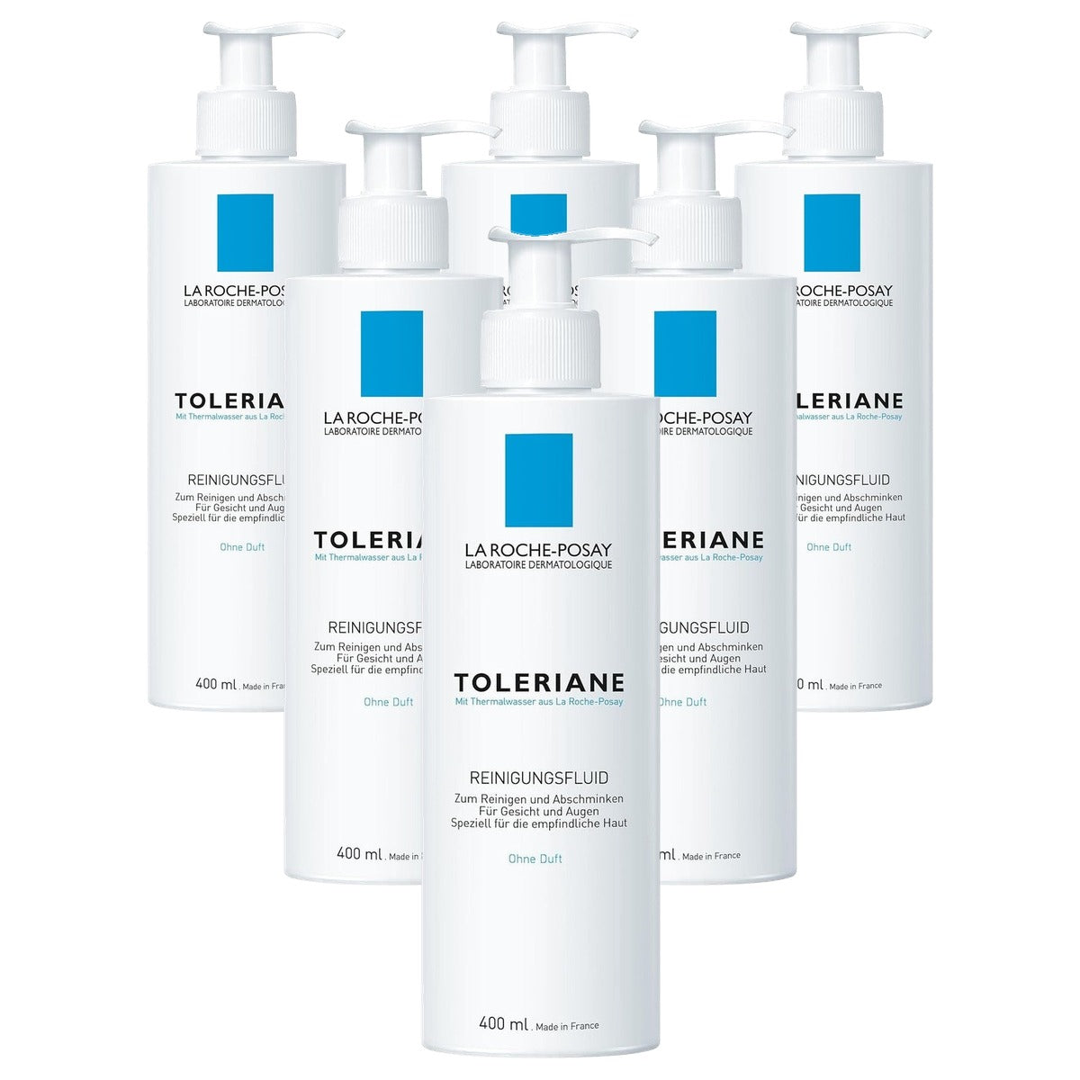 La Roche-Posay Toleriane Reinigingsvloeistof 400 ml - 6-pack