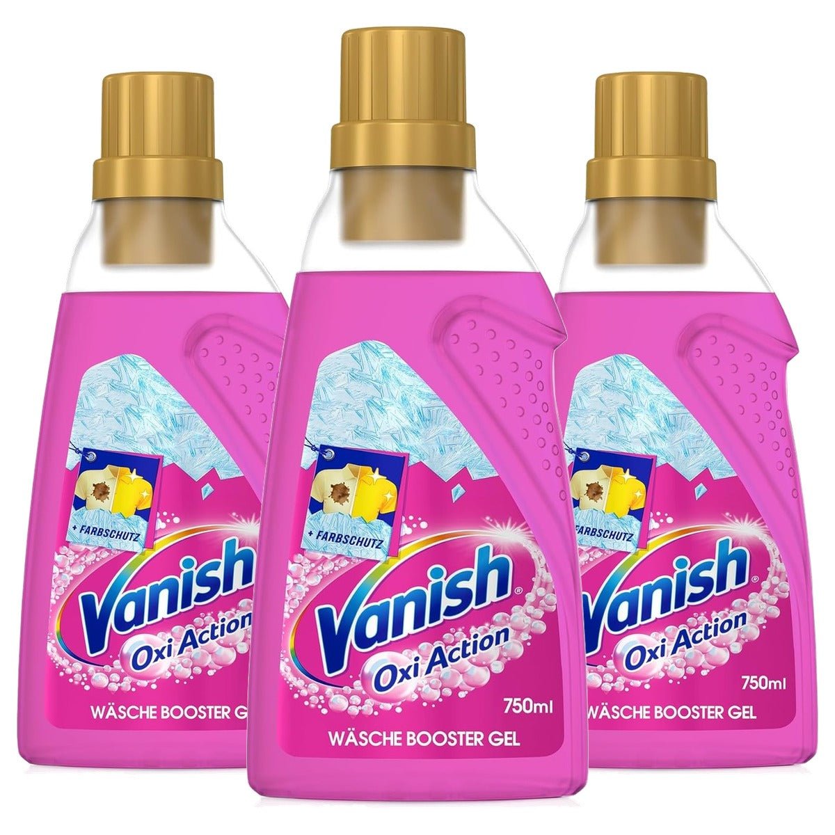 Vanish Oxi Action Gel Pink 3 x 750 ml - Voordeelverpakking