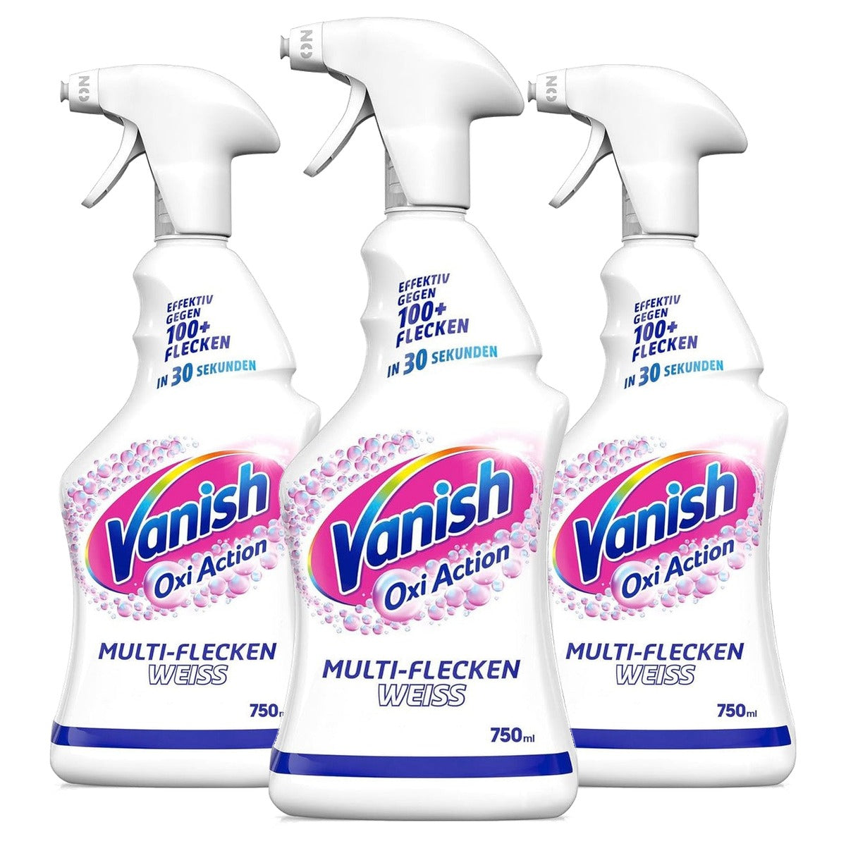 Vanish Oxi Action Multi-vlek-voorwasspray 3 x 750 ml - Voordeelverpakking