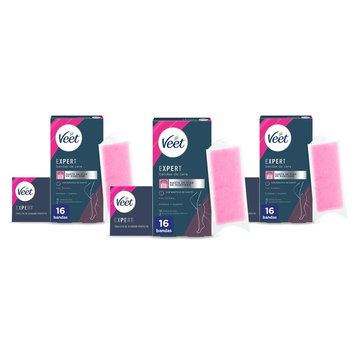 Veet Expert Koude Wax Strips 16 strips - 3-pack