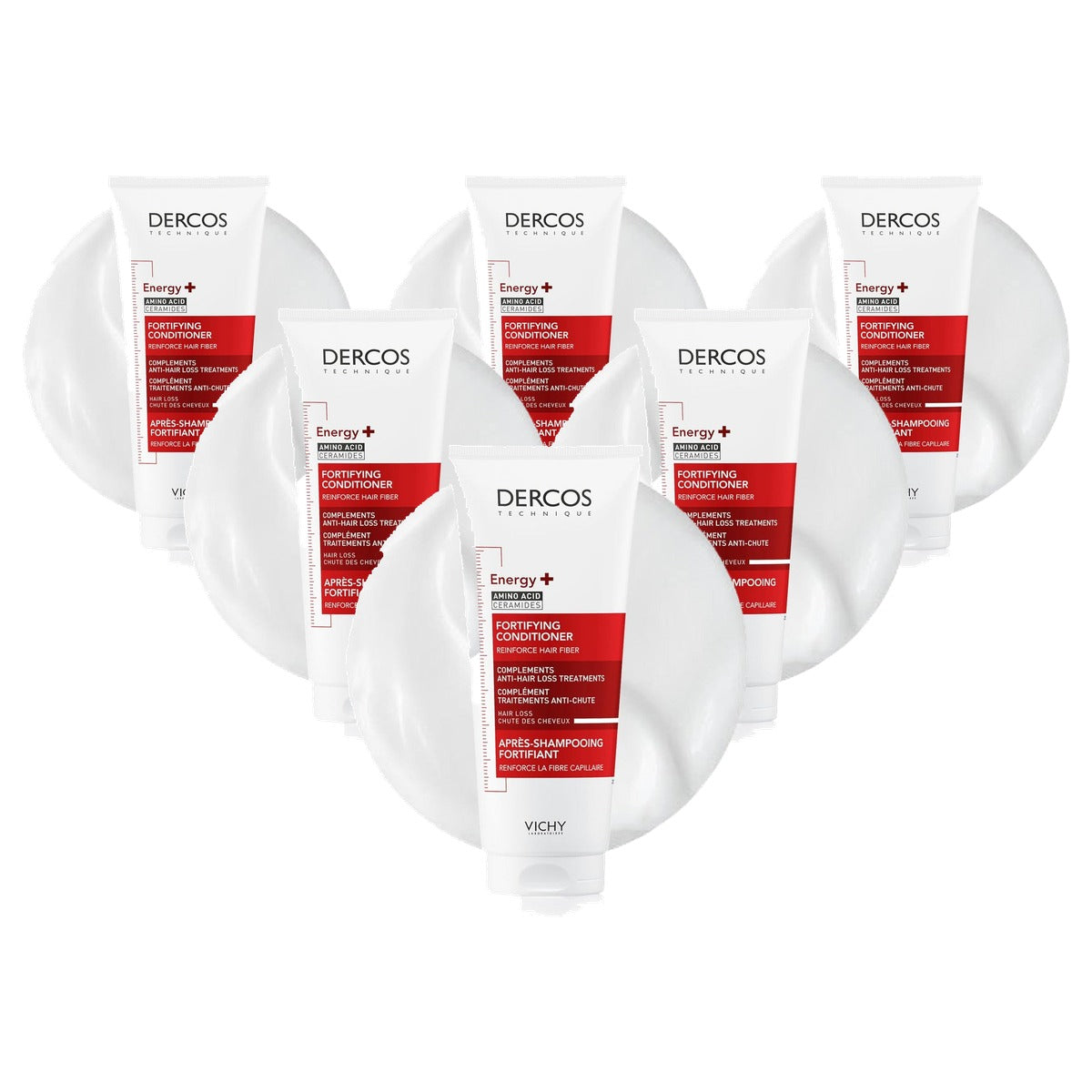 Vichy Dercos Technique Energizzante Conditioner tegen Haaruitval 200 ml - 6-pack