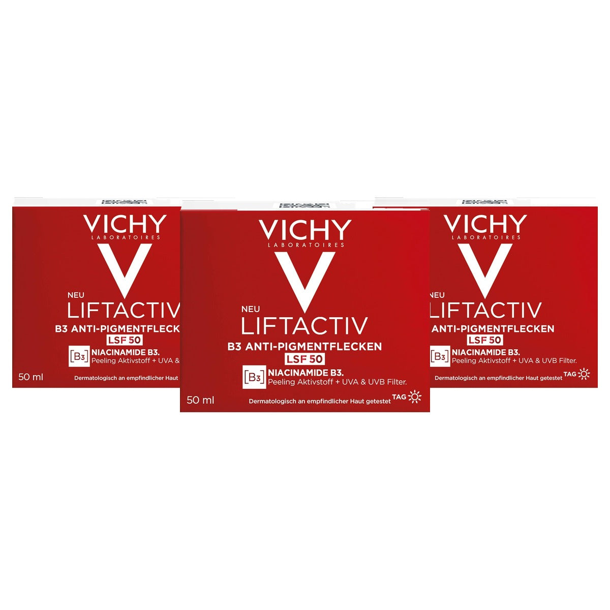 Vichy Liftactiv B3 Anti-pigmentvlekken Dagcrème SPF 50 50 ml - 3-pack
