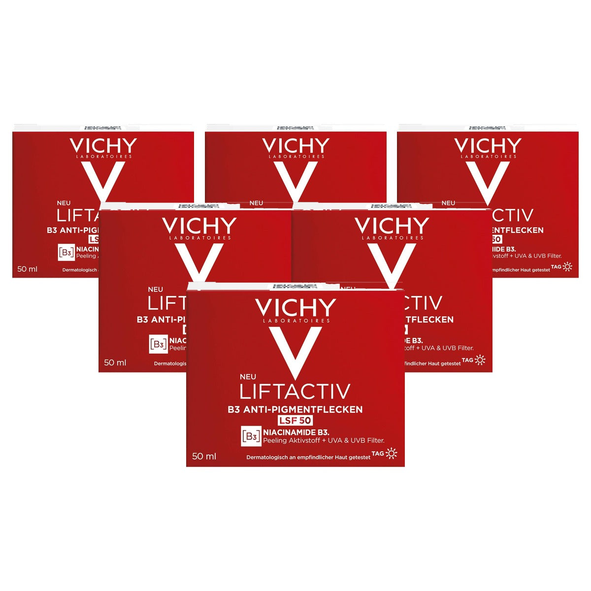 Vichy Liftactiv B3 Anti-pigmentvlekken Dagcrème SPF 50 50 ml - 6-pack