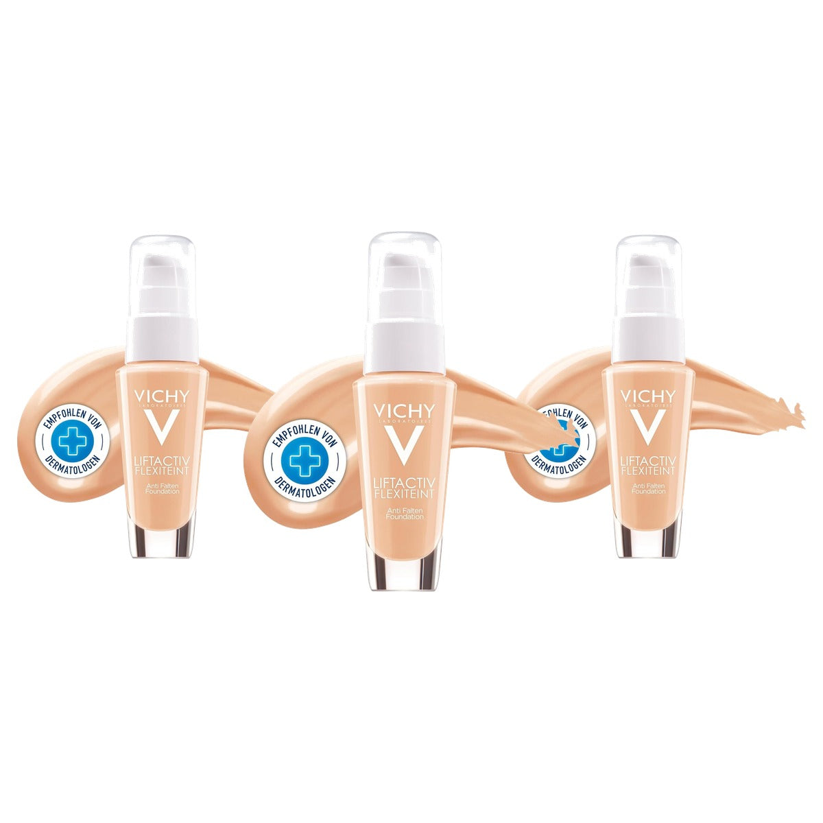 Vichy Liftactiv Flexiteint SPF 20 Anti-Rimpel Make-up, 30 ml (1 stuk) - 3-pack