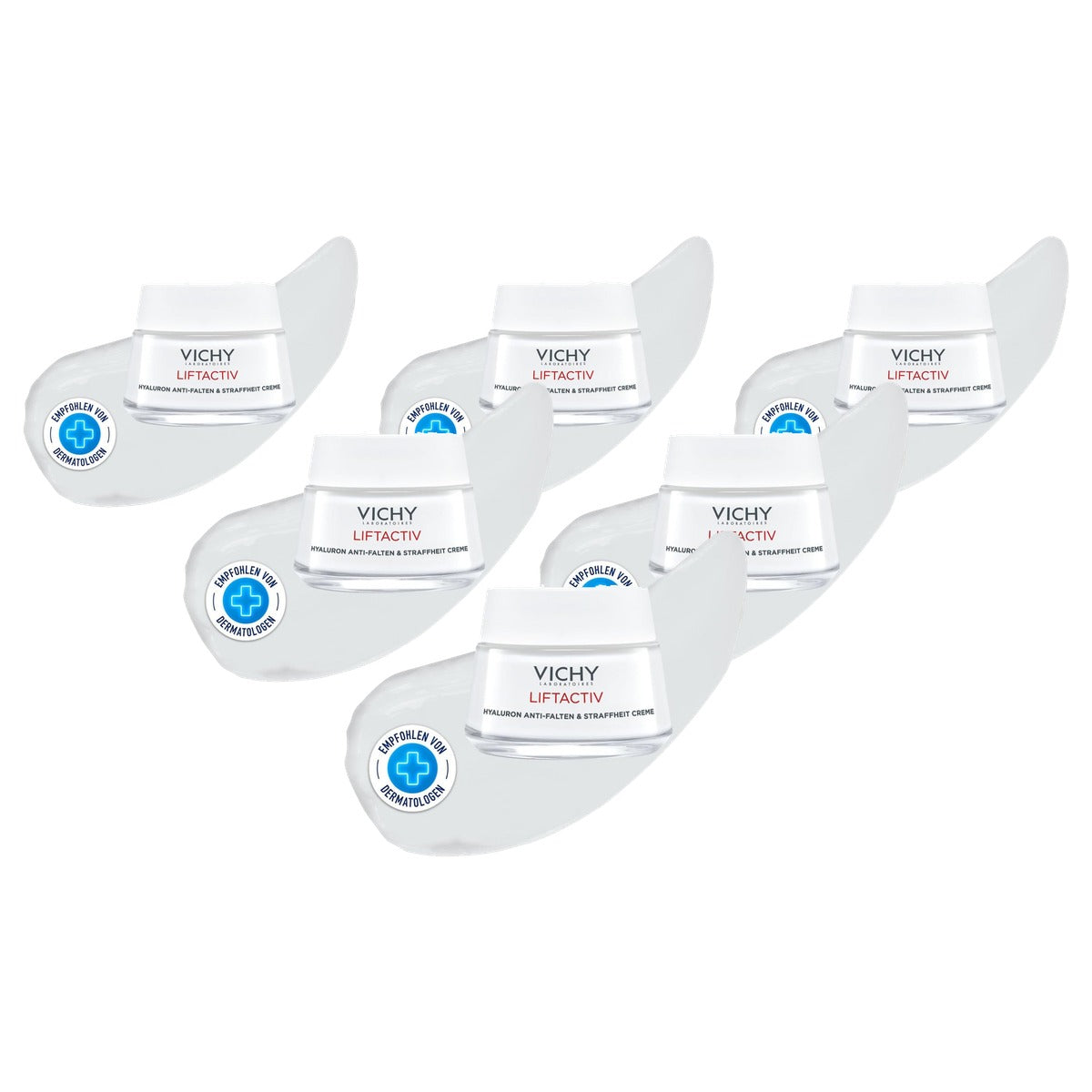 Vichy Liftactiv Hyaluron Anti-Rimpel Dagcrème voor Droge Huid, 50 ml - 6-pack