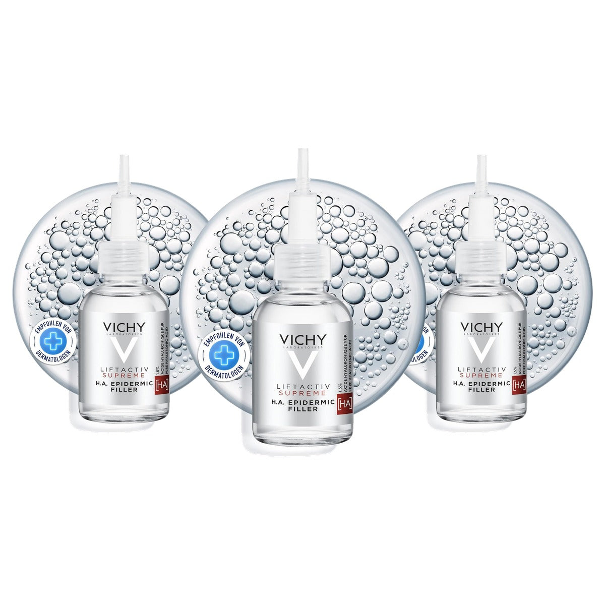 Vichy Liftactiv Hyaluron Epidermic Filler Anti-Aging Serum 30 ml - 3-pack