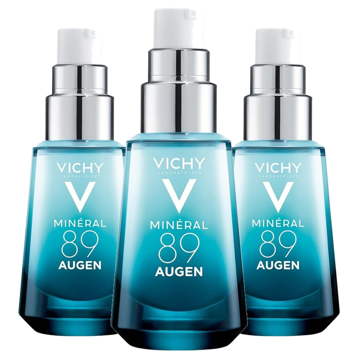 Vichy Mineral 89 Oogverzorging Hyaluron Boost met Cafeïne 15 ml - 3-pack