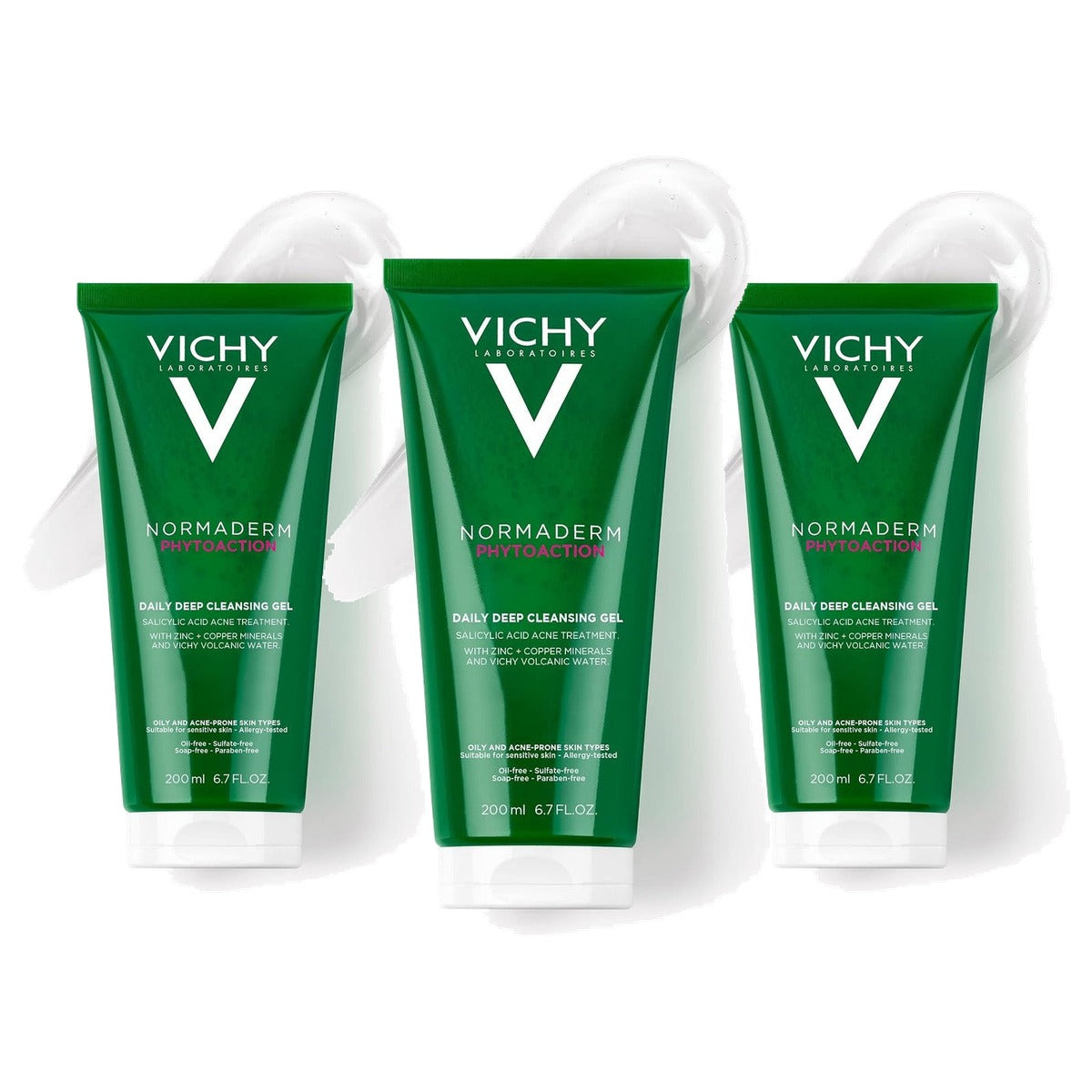 Vichy Normaderm Fytosolution Reinigingsgel 200 ml - 3-pack
