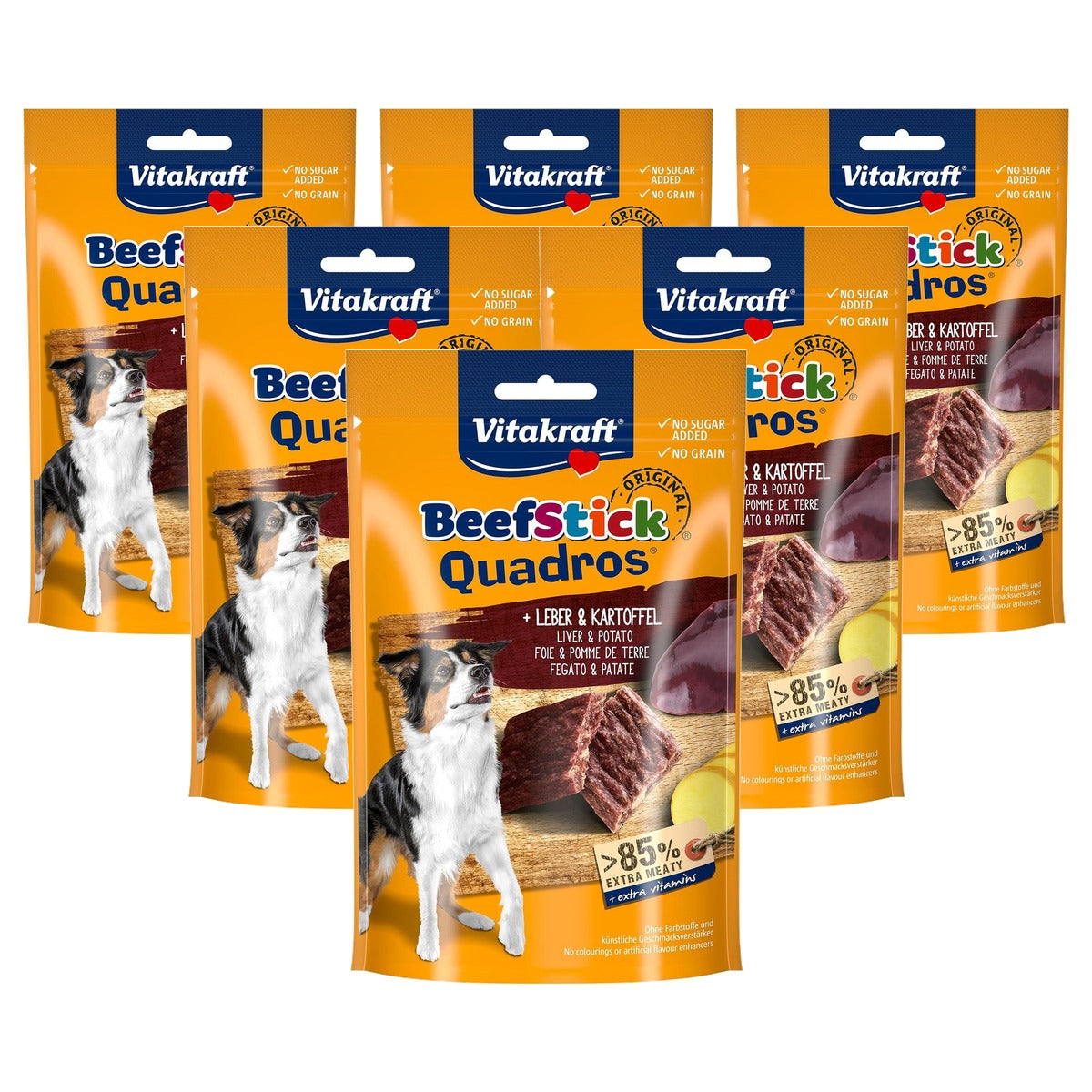 Vitakraft Beef Stick Vleessnack Lever en Aardappel 70 g - 6-pack