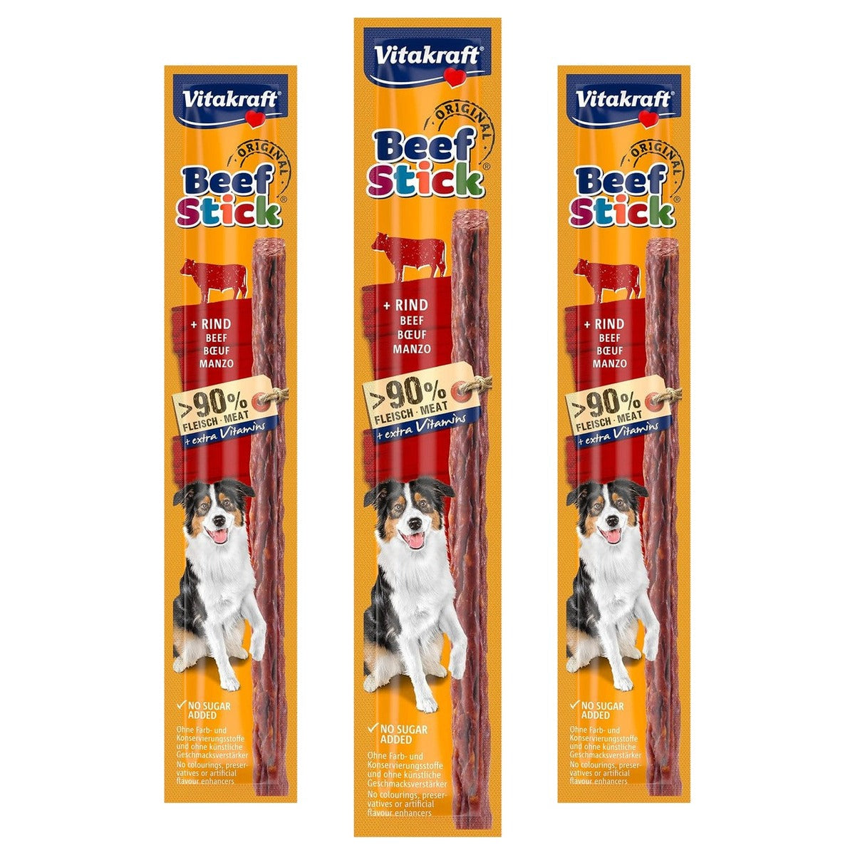 Vitakraft Beef Stick hondensnack rundvlees 1 x 12 g - 3-pack