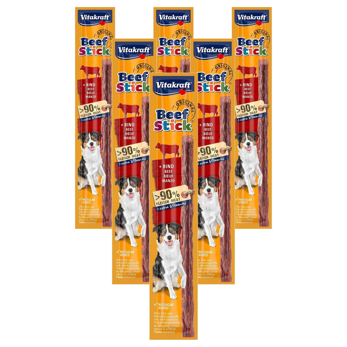Vitakraft Beef Stick hondensnack rundvlees 1 x 12 g - 6-pack