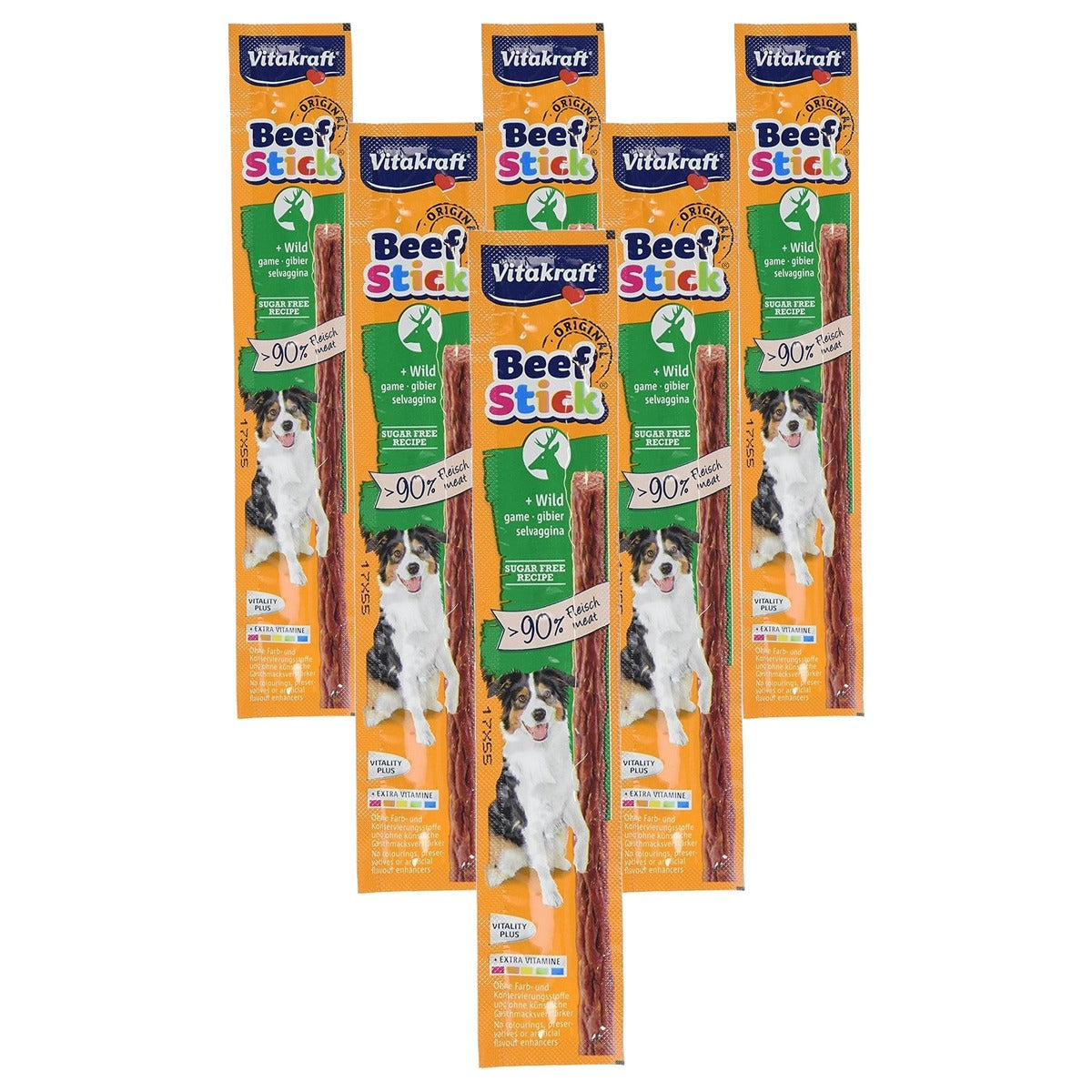 Vitakraft Beef Stick Kauwsticks Wild xxl 50 x 12 g - 6-pack