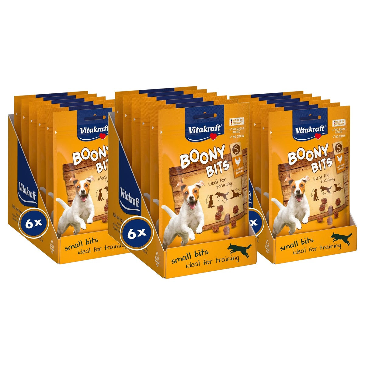Vitakraft Boony Bits S hondensnack vlezig 6 x 55 g - 3-pack