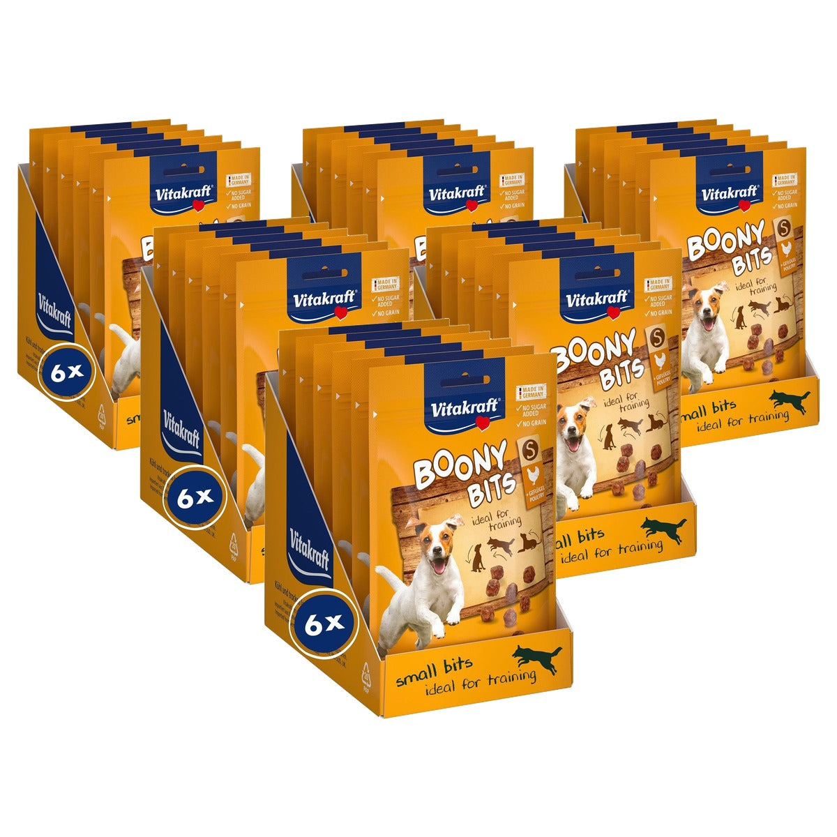 Vitakraft Boony Bits S hondensnack vlezig 6 x 55 g - 6-pack