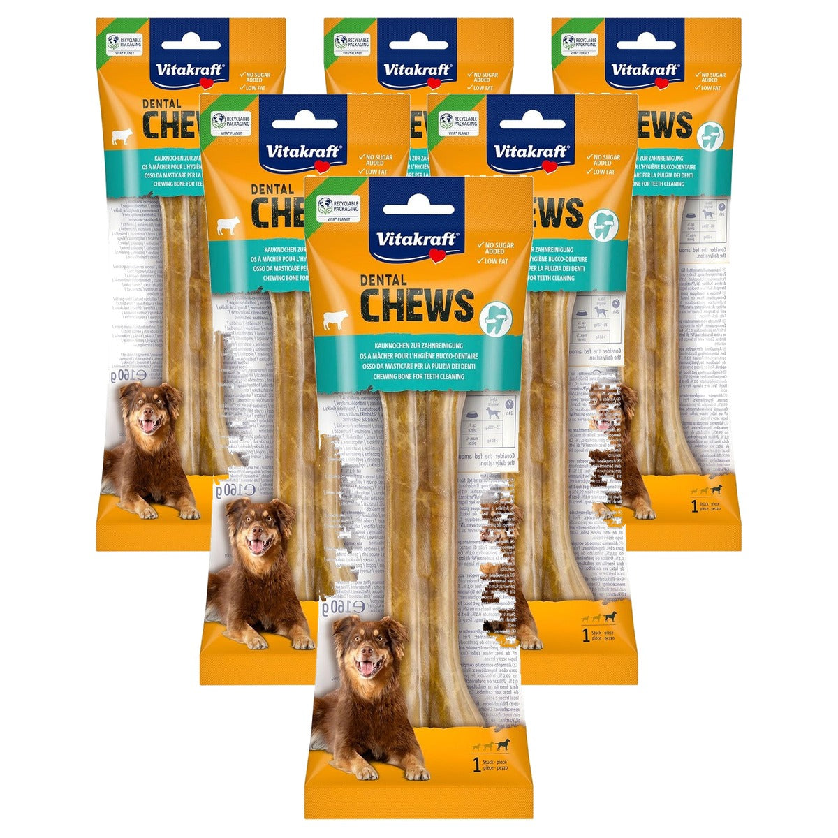 Vitakraft Chews hondensnack kauwbot 1 x 21 cm - 6-pack