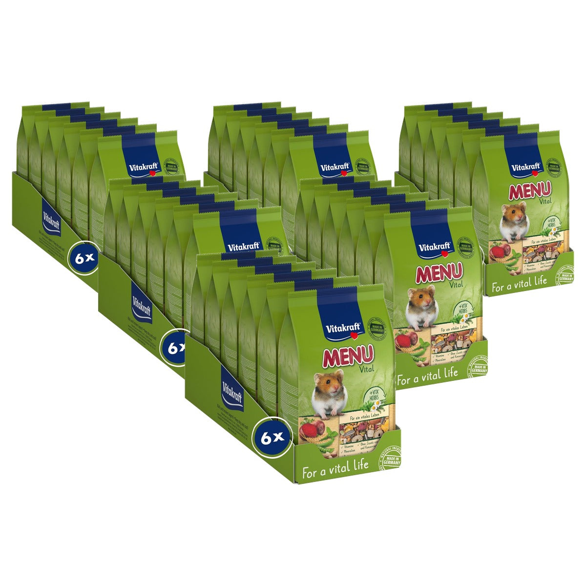 Vitakraft Menu Vital hamstervoer 6 x 400 g - 6-pack