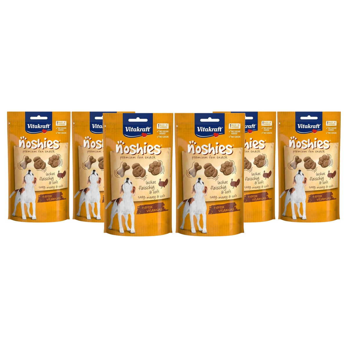Vitakraft Noshies hondensnack kalkoen 2 x 90 g - 3-pack