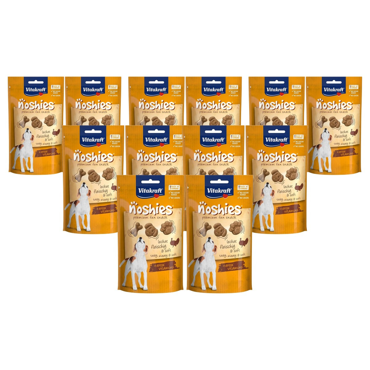 Vitakraft Noshies hondensnack kalkoen 2 x 90 g - 6-pack