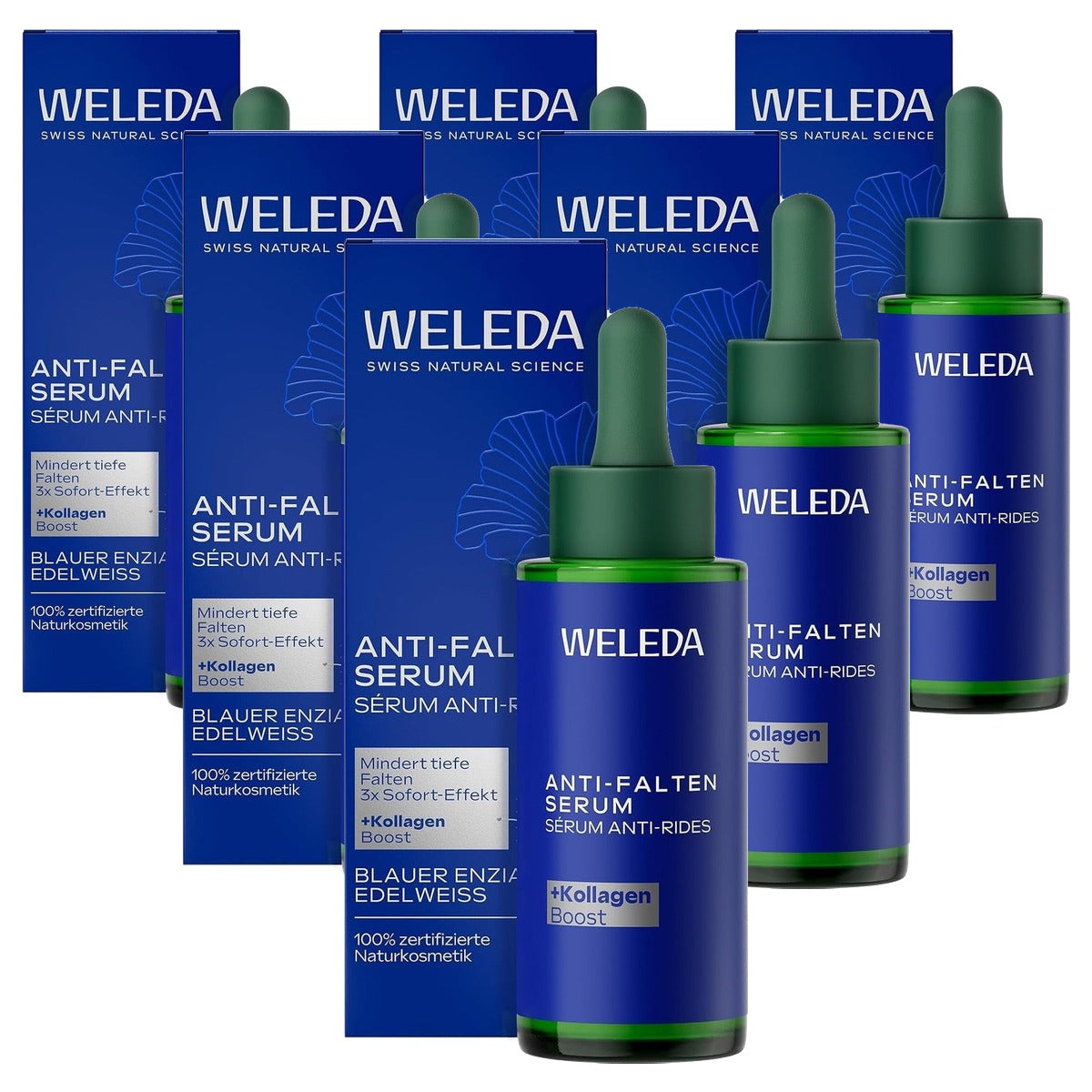 Weleda Anti-rimpelserum Blauwe Gentiaan & Edelweiss 30 ml - 6-pack