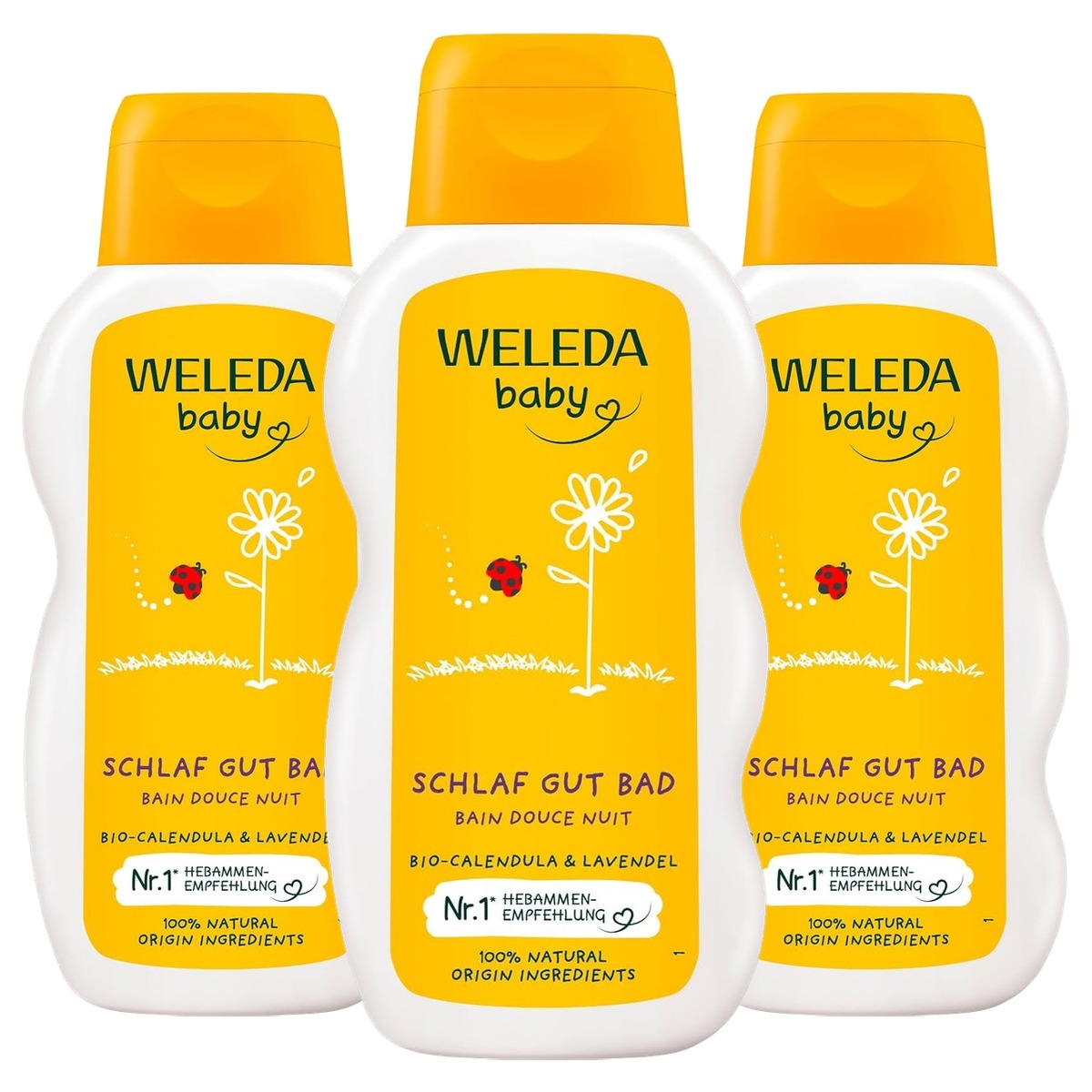 Weleda Calendula Relax Crèmebad 200 ml - 3-pack