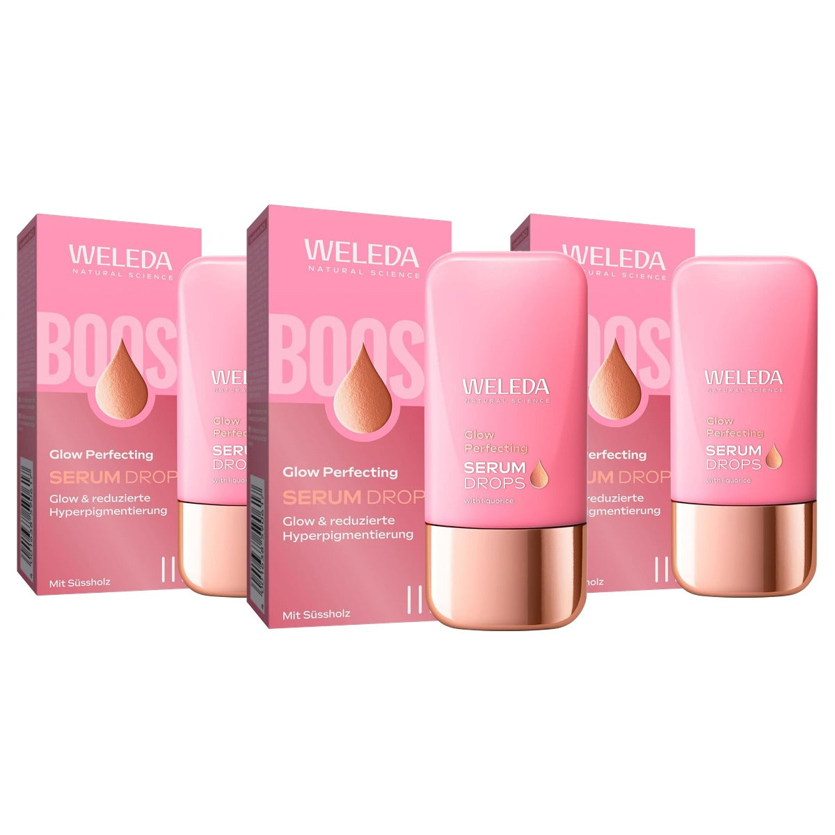 Weleda Bio Glow Perfecting Serum Drops 30 ml - 3-pack