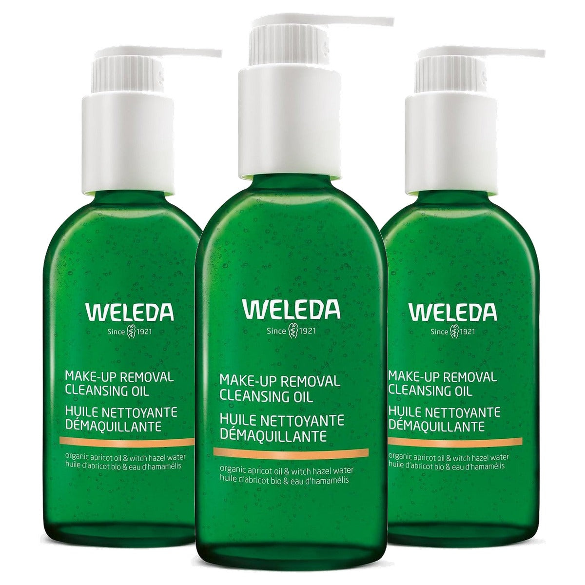 Weleda Bio Reinigingsolie voor Make-upverwijdering 150 ml - 3-pack