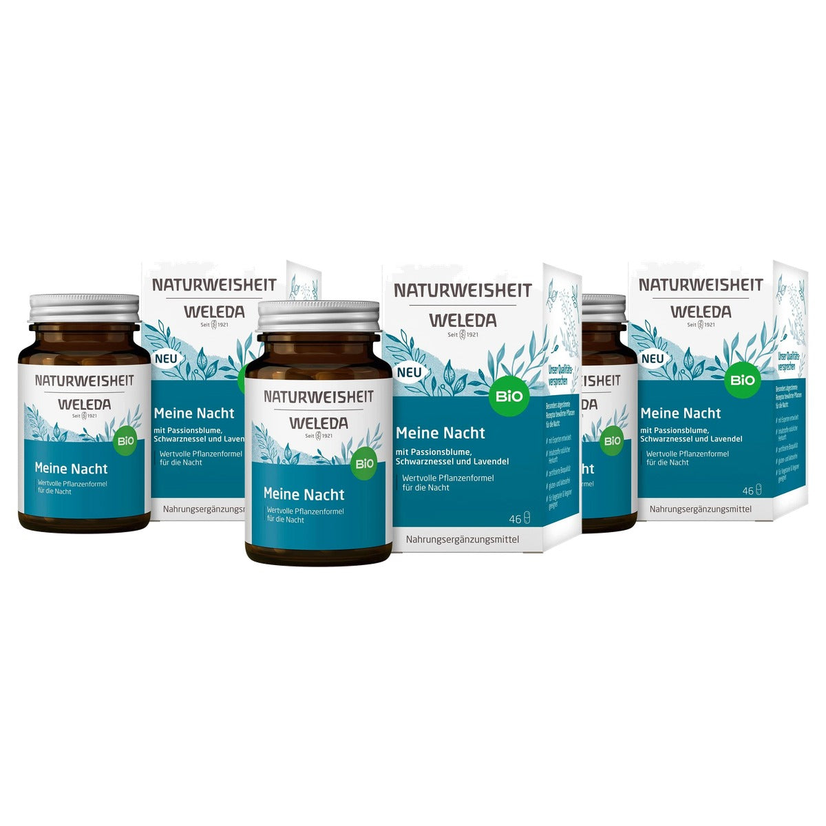 Weleda Bio Mijn Nacht Voedingssupplement 46 capsules - 3-pack