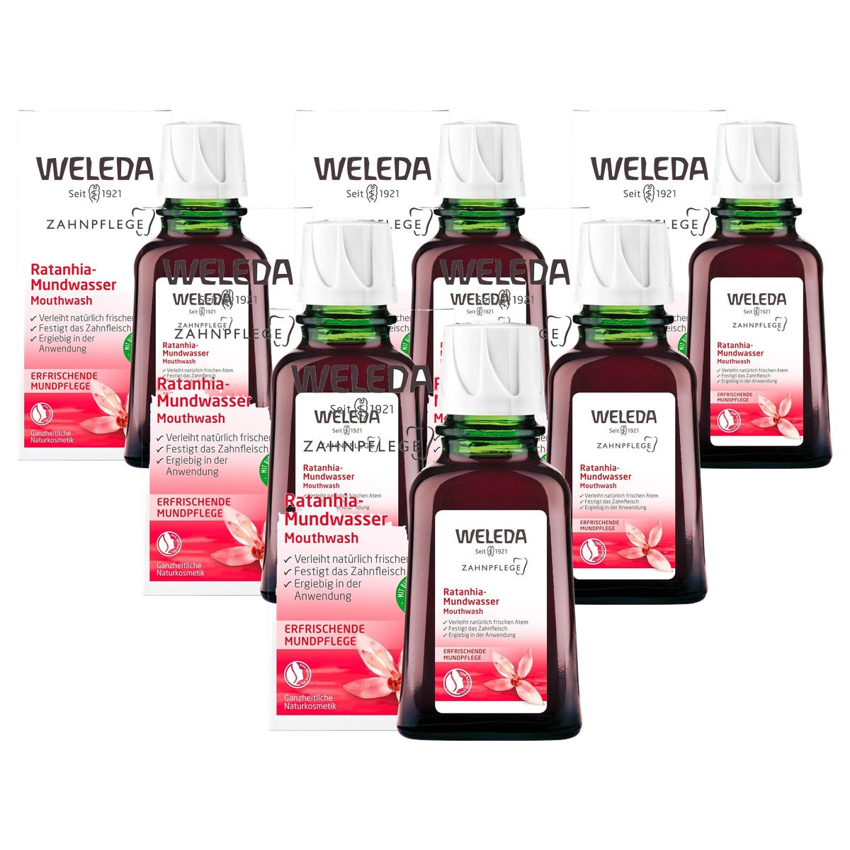 Weleda Bio Ratanhia Mondwater Concentraat 50 ml - 6-pack