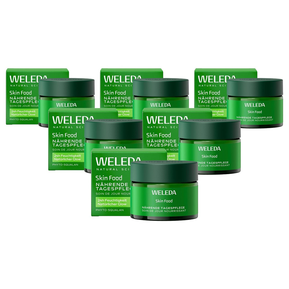 Weleda Bio Skin Food Dagcrème Vocht & Glow - 6-pack