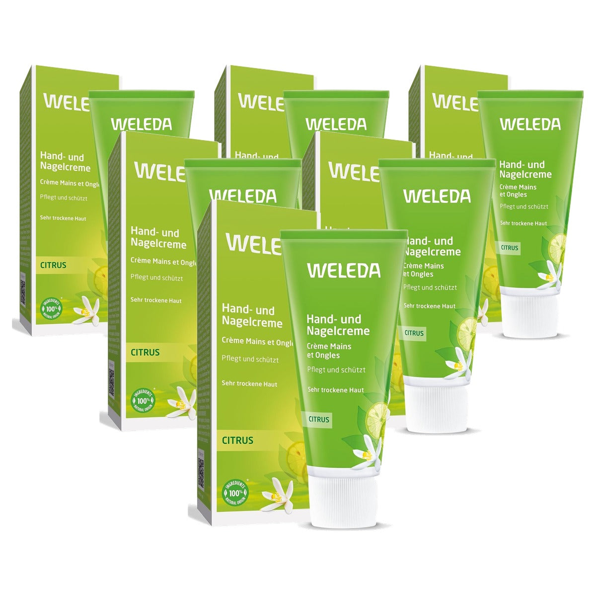 Weleda Citrus Hand- en Nagelcrème 2 stuks - 6-pack