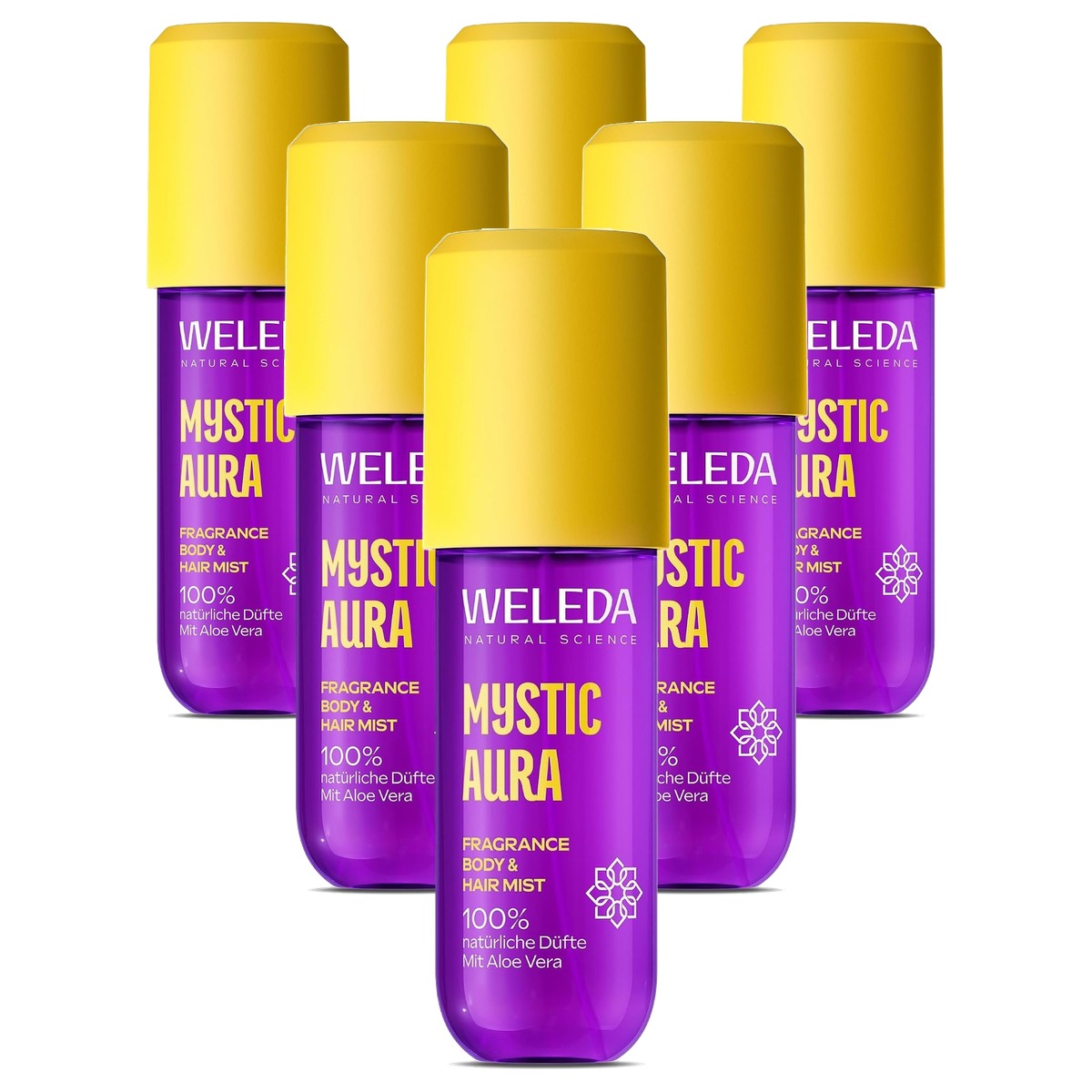 Weleda Fragrance Body & Hair Mist Mystic Aura 95 ml - 6-pack