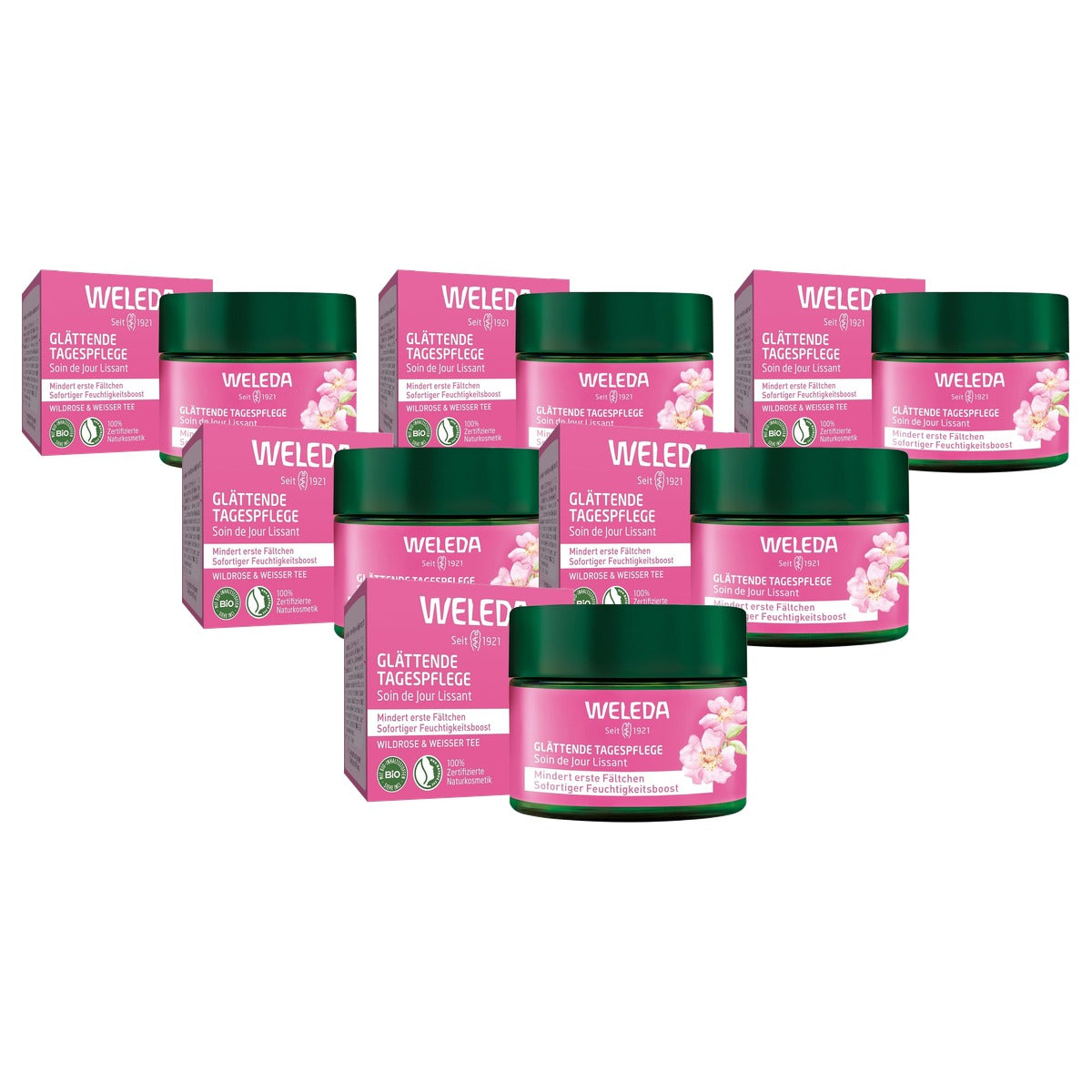 Weleda Gladde Gezichtscrème Dagverzorging 40 ml - 6-pack