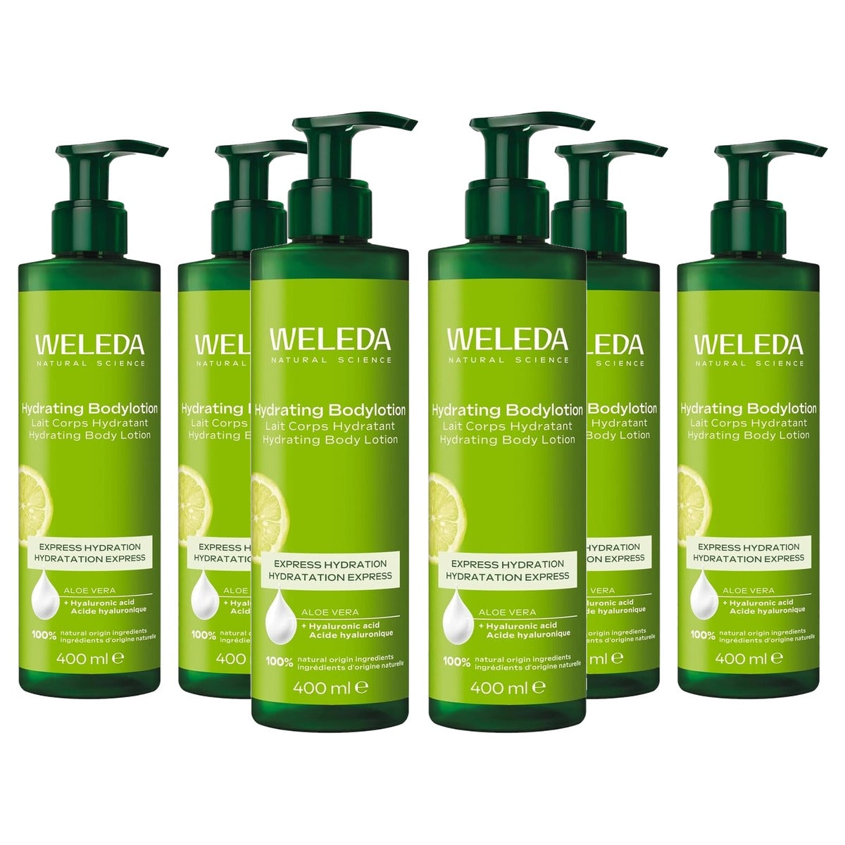Weleda Bio Hydrating Bodylotion Citrus 400 ml - 3-pack