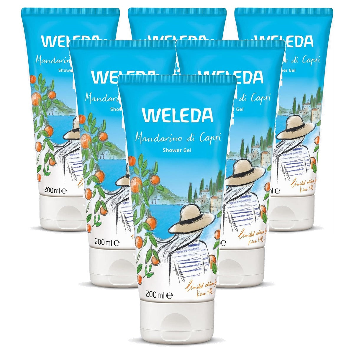 Weleda Mandarino di Capri Douchegel Limited Edition 200 ml - 6-pack
