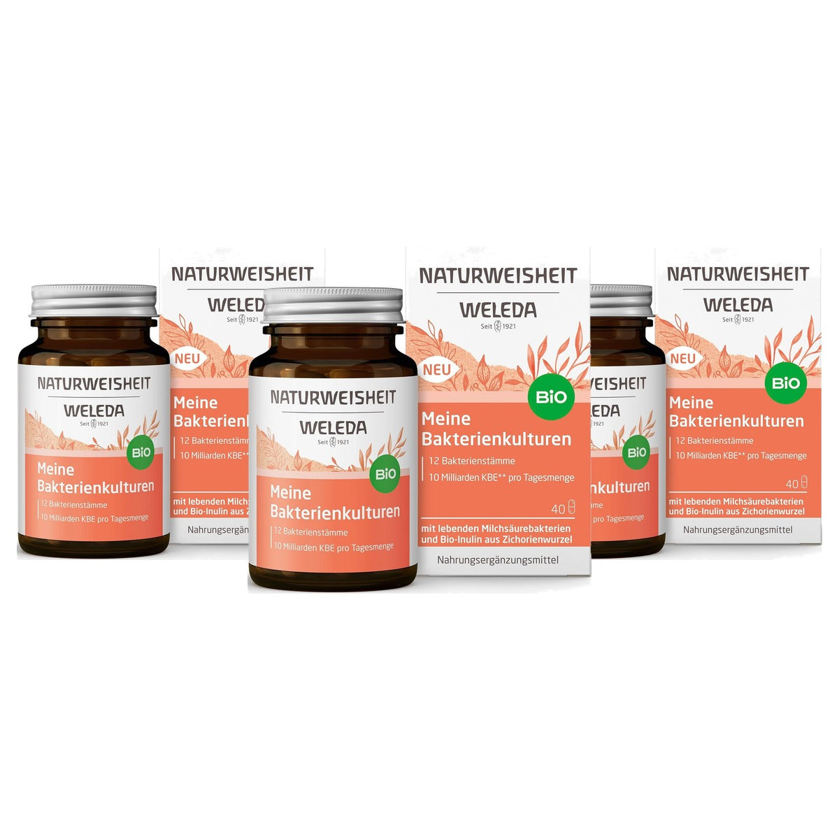 Weleda Natuurlijke Wijsheid Mijn Bacteriële Culturen 40 capsules - 3-pack