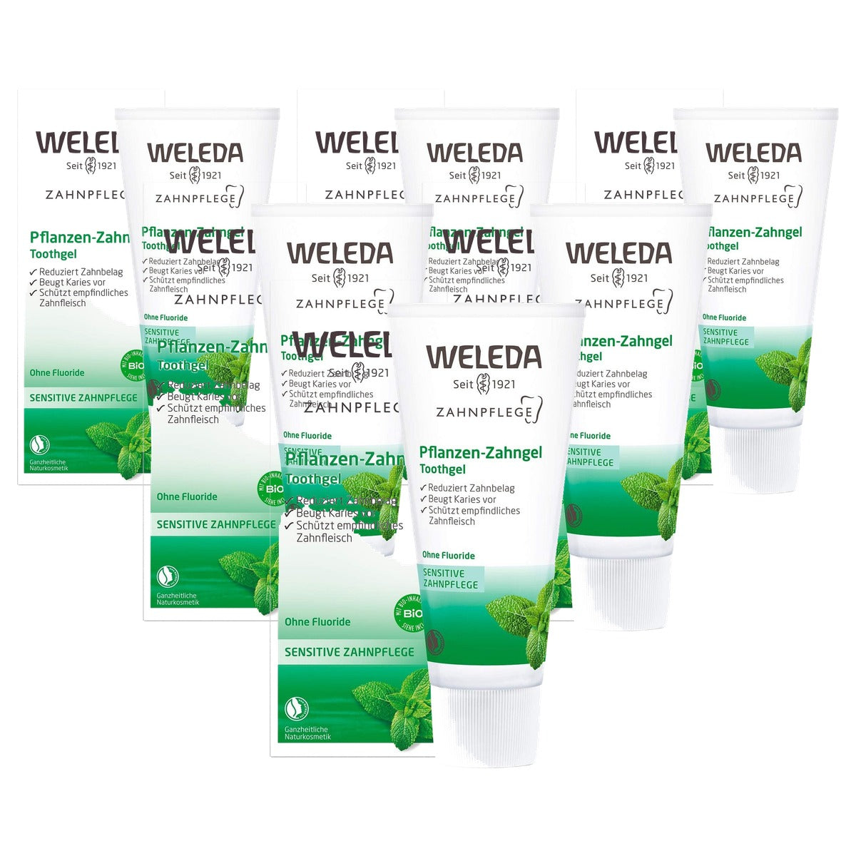 Weleda Planten Tandpasta zonder Fluoride 75 ml - 6-pack