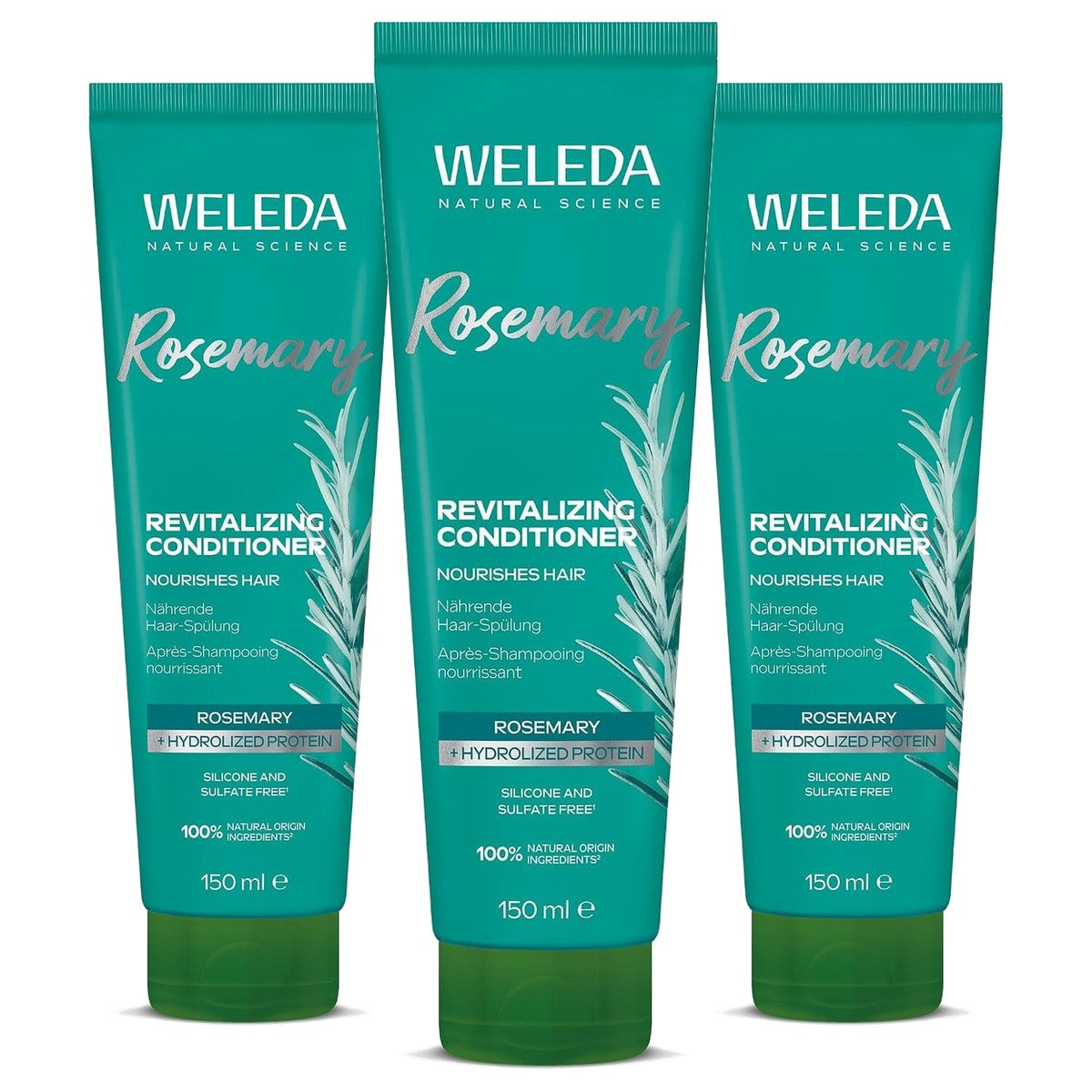Weleda Rozemarijn Conditioner 150 ml - 3-pack