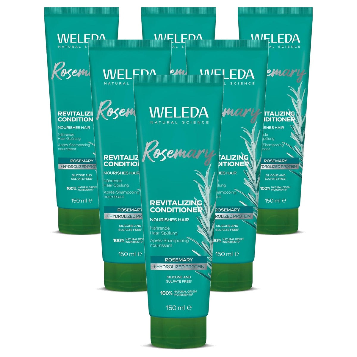 Weleda Rozemarijn Conditioner 150 ml - 6-pack