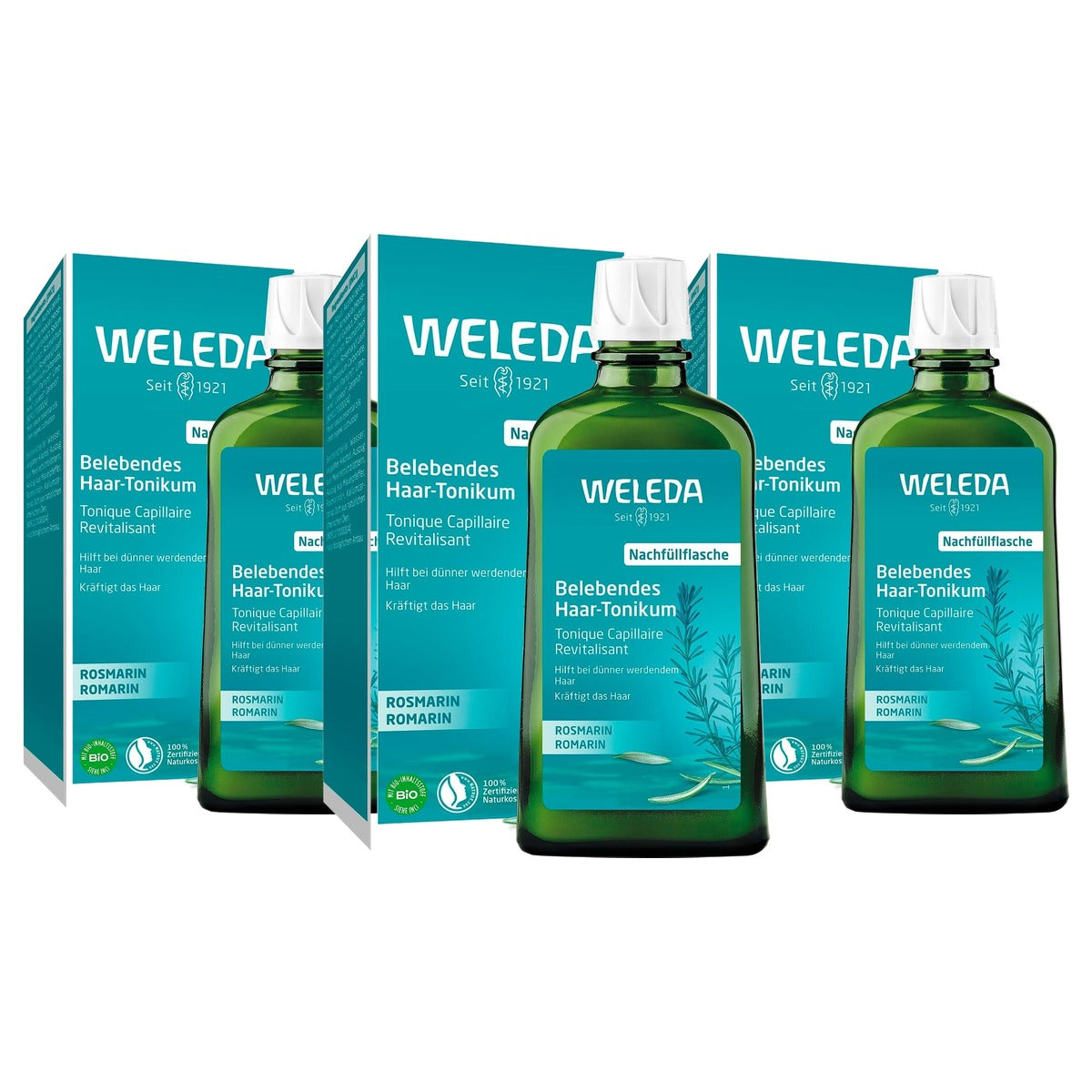 Weleda Rozemarijn Haartonicum 200 ml - 3-pack