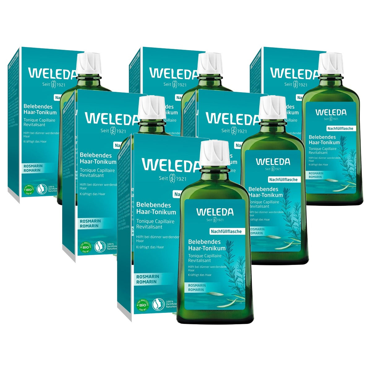 Weleda Rozemarijn Haartonicum 200 ml - 6-pack