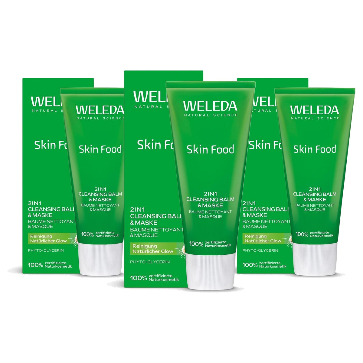 Weleda Skin Food 2-in-1 Cleansing Balm & Masker - 3-pack