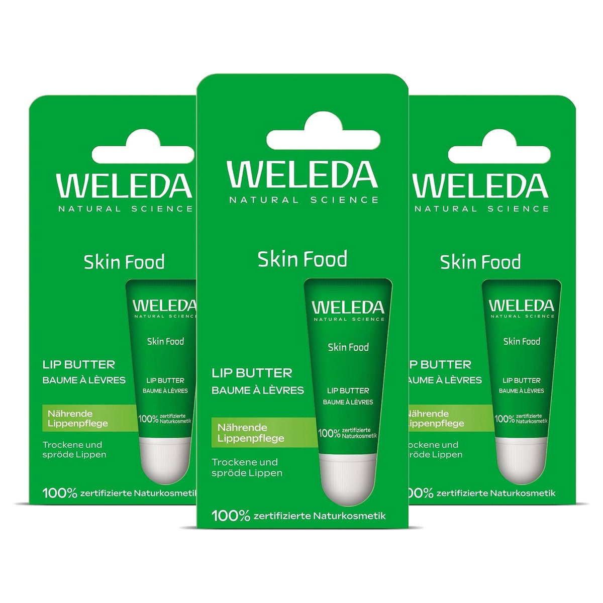 Weleda Skin Food Lippenbalsem 8 ml - 3-pack