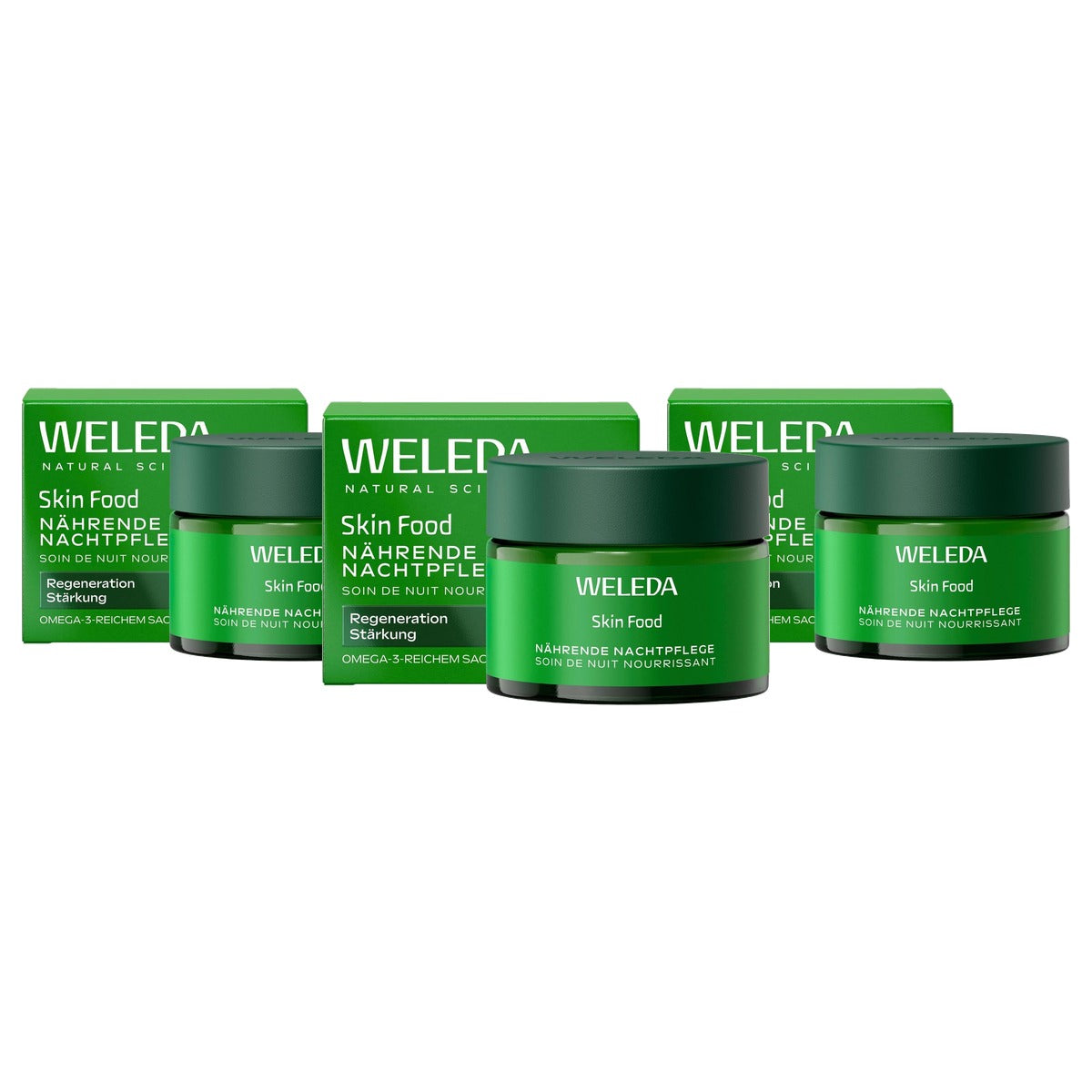 Weleda Skin Food Nachtverzorging Regeneratie en Versterking 40 ml - 3-pack