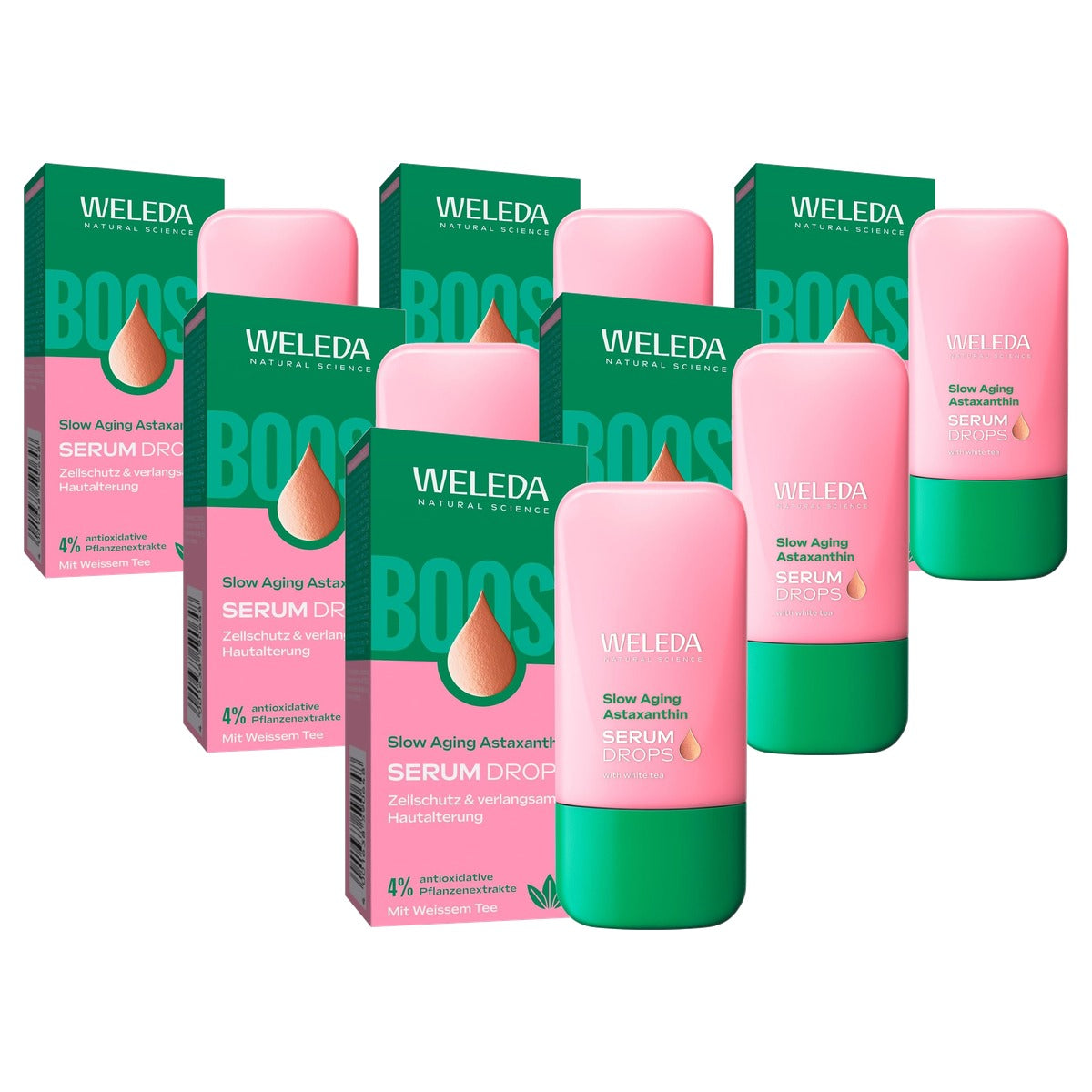 Weleda Bio Slow Aging Astaxanthine Serum 30 ml - 6-pack