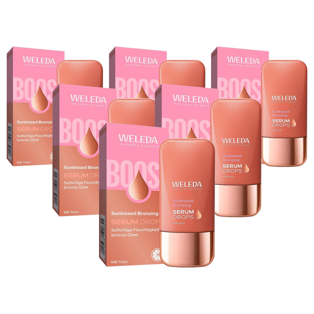 Weleda Bronzing Boost Serum Drops 30 ml - 6-pack