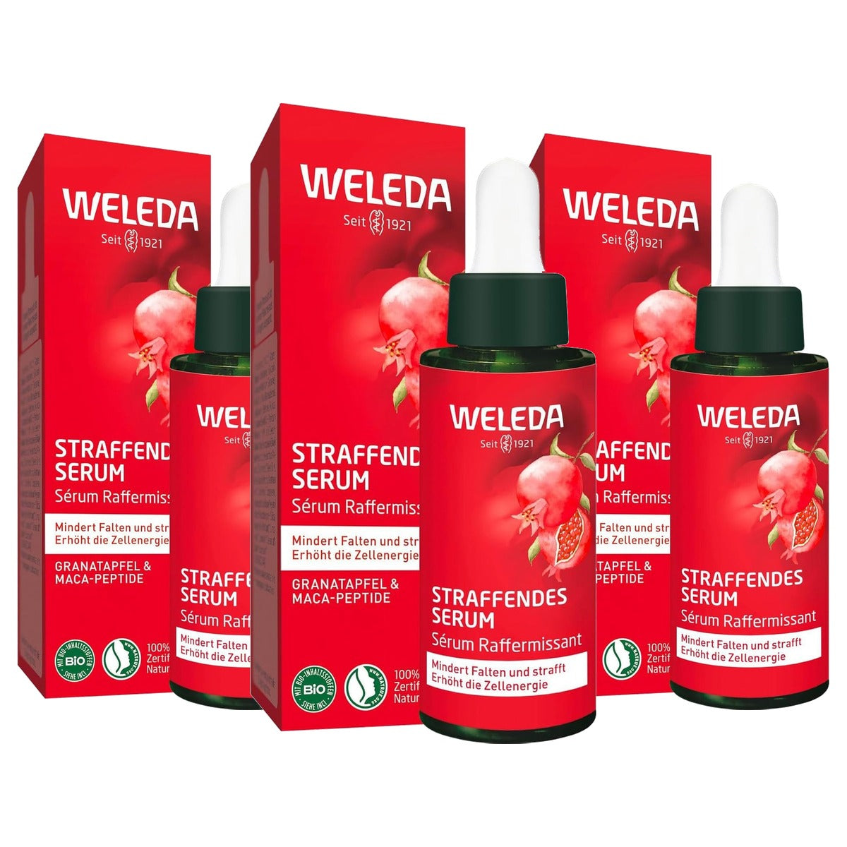 Weleda Verstevigend Gezichtsserum 30 ml - 3-pack